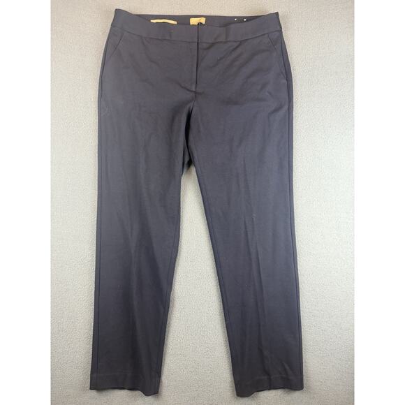 NWOT Talbots Pants Women's Navy Cambridge Pull On Size 14W - Picture 1 of 6
